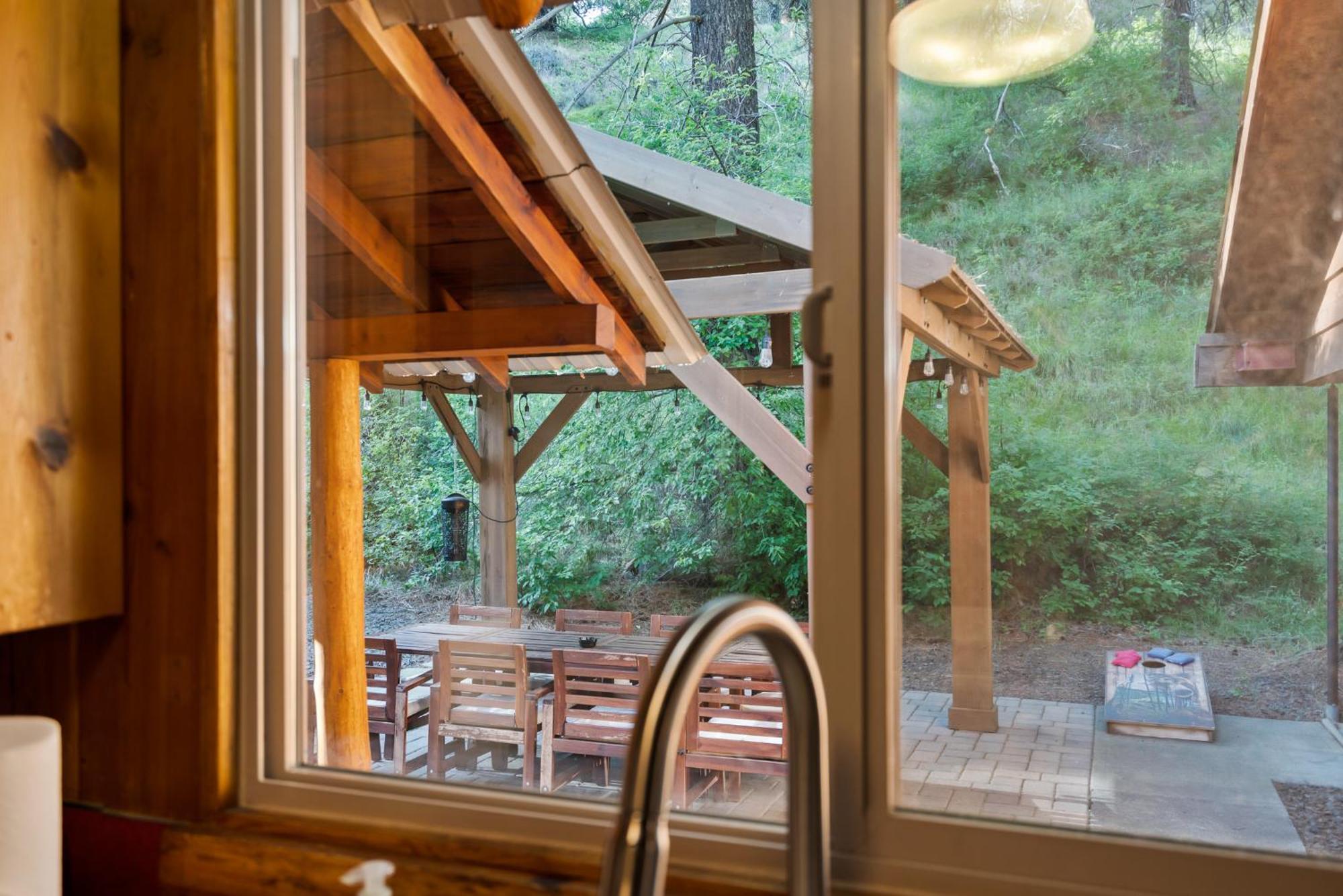 White Pass Log Cabin Luxury Retreat Rimrock Exterior foto