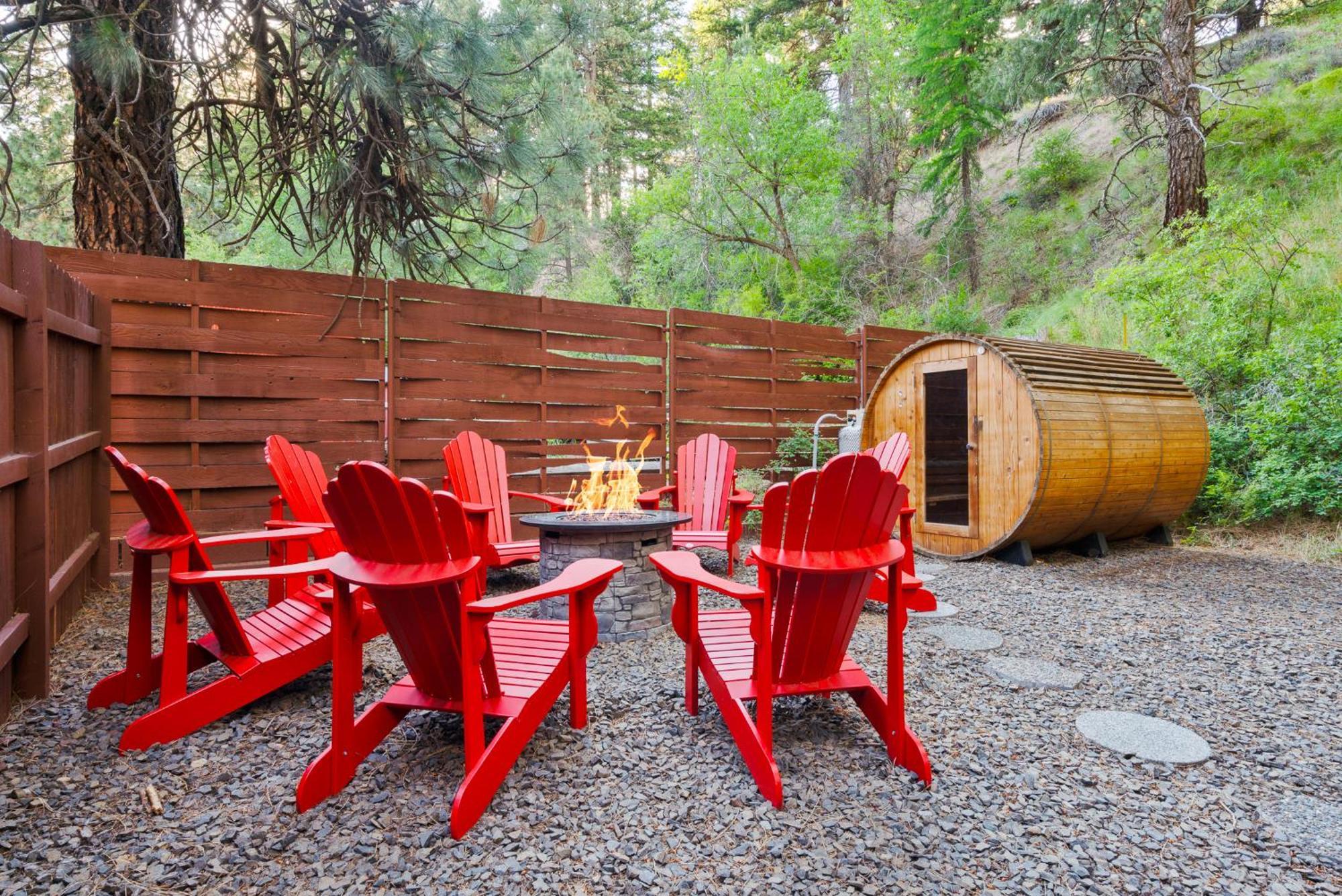 White Pass Log Cabin Luxury Retreat Rimrock Exterior foto